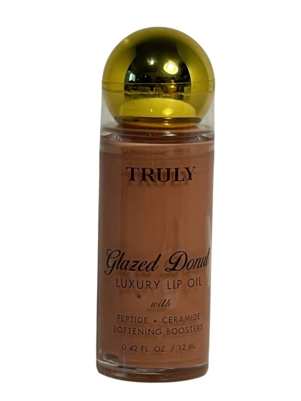 Truly Beauty “Glazed Donut” Luxury Lip Oil Peptide + Ceramide 0.42 oz - NWT **